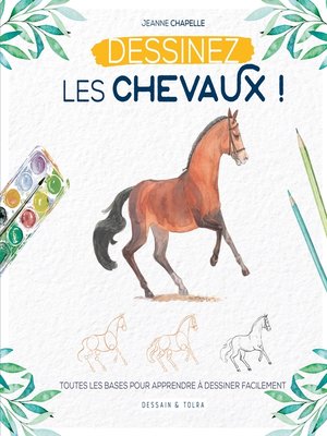cover image of Apprendre à dessiner les chevaux